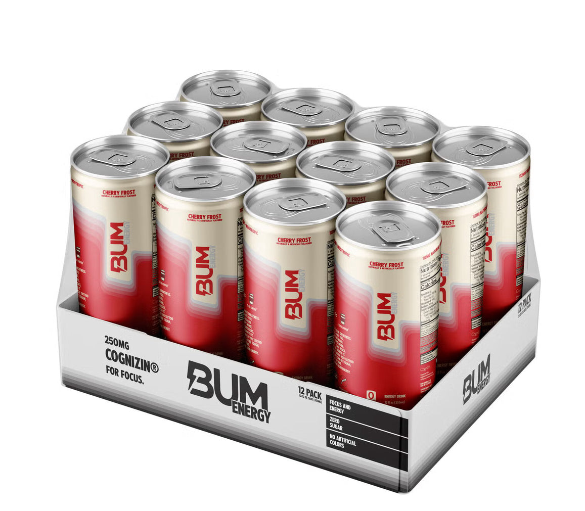 BUM Energy Drink - Cherry Frost - 12oz.