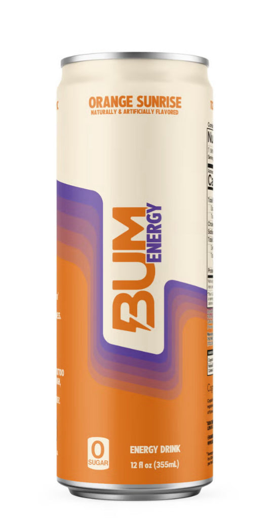 BUM Energy Drink - Orange Sunrise - 12oz.