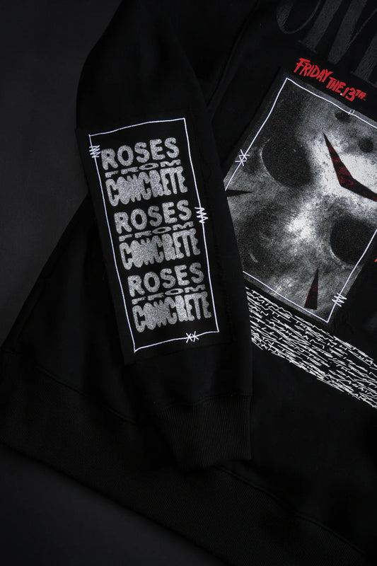 CIVIL REGIME JASON FOREVER CHAOS HOODIE IN BLACK