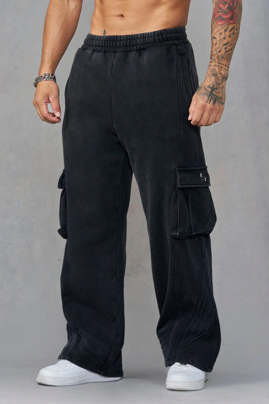 2131 - BATMAN ARMORED SWEATS "BLACK WASH"