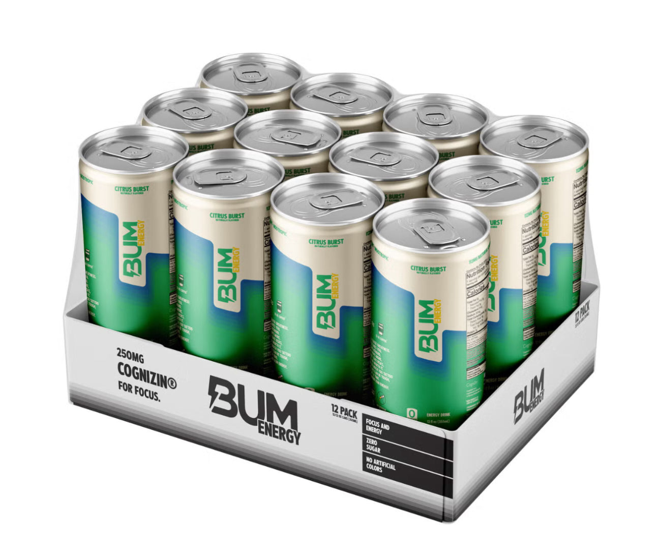 BUM Energy Drink - Citrus Burst - 12oz.