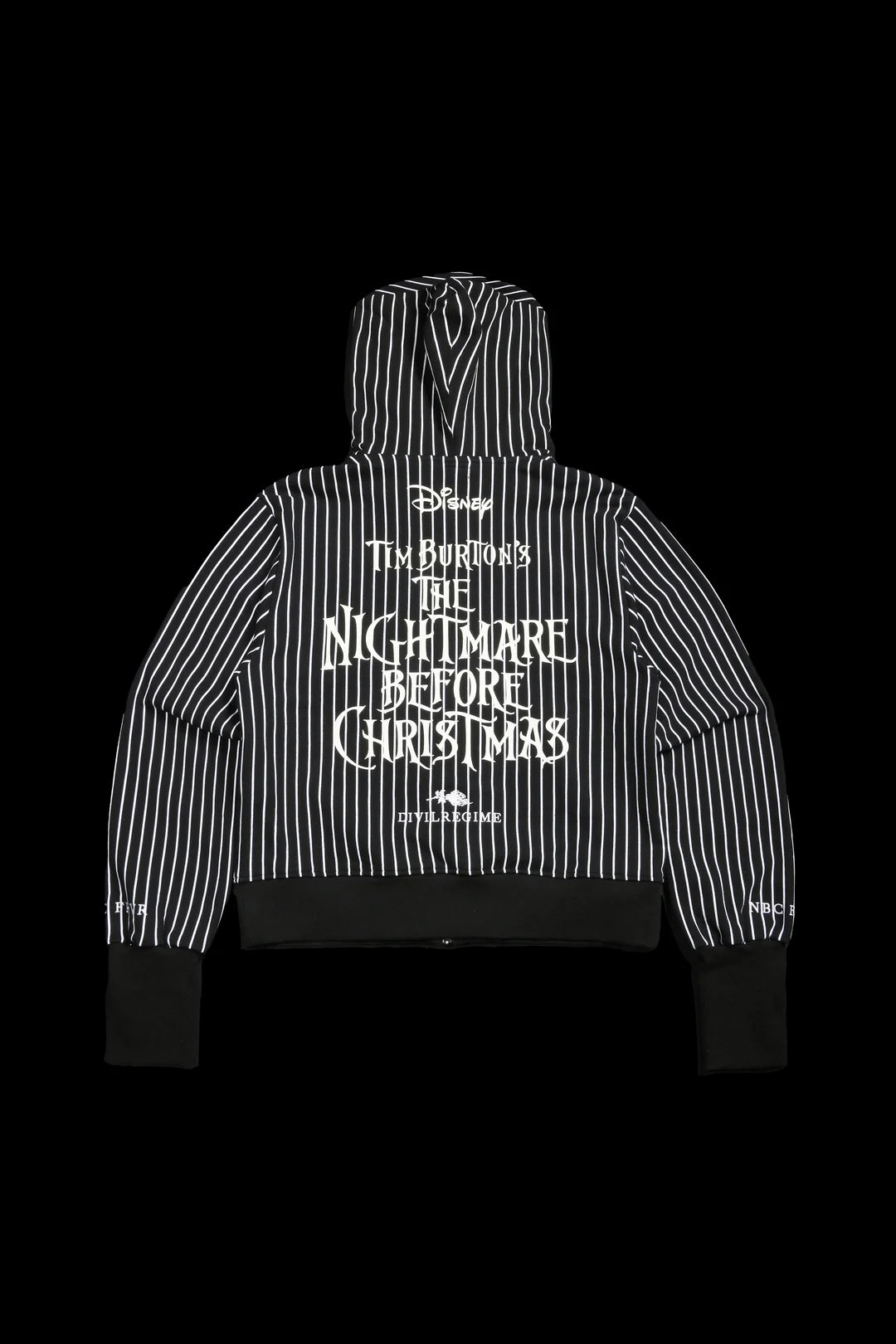 KNIGHT OF NIGHTMARES CIVIL COWL ZIP UP HOODIE V2 IN BLACK