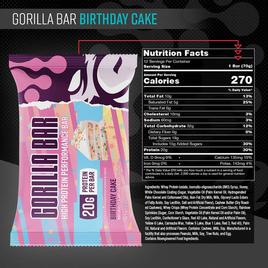 Gorilla Bar - Birthday Cake