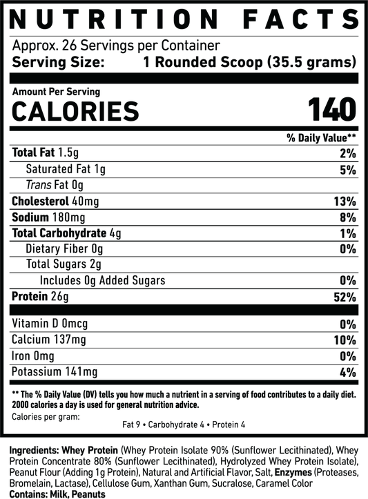 GHOST® WHEY PACKET x PEANUT BUTTER CEREAL MILK®