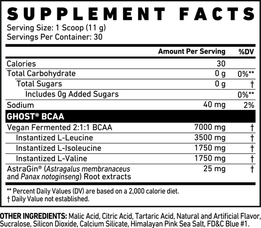 GHOST® BCAA STICK SOUR PATCH KIDS® BLUE RASPBERRY®