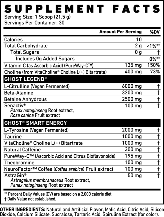 GHOST LEGEND® V4 STICK BLUE RASPBERRY