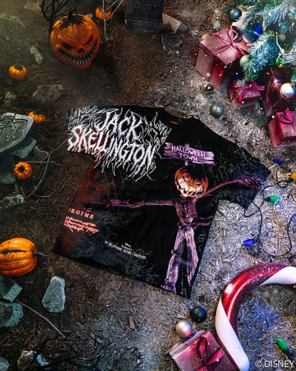 HALLOWEEN CHAOS AMERICAN CLASSIC OVERSIZED TEE IN BLACK