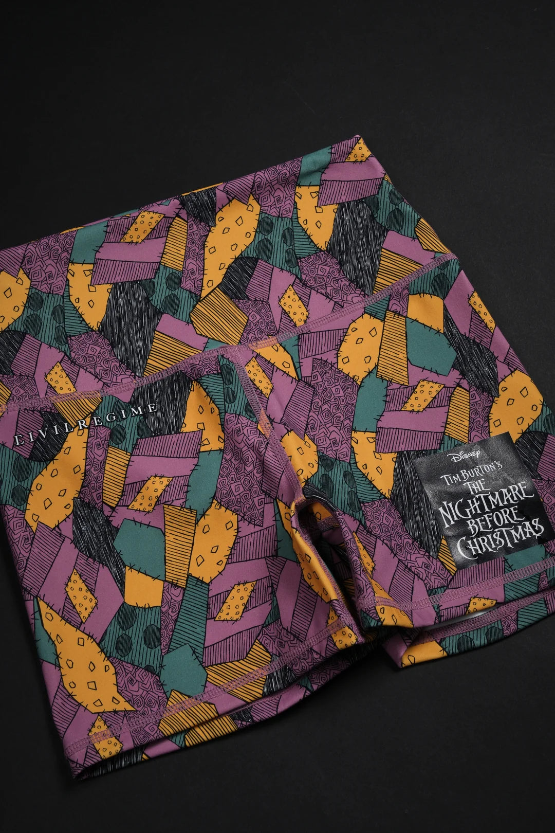 PATCHED UP ENERGY BIKE SHORTS IN MULTI COLOR