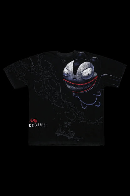 VAMPIRE TEDDY AMERICAN CLASSIC OVERSIZED TEE IN VINTAGE BLACK