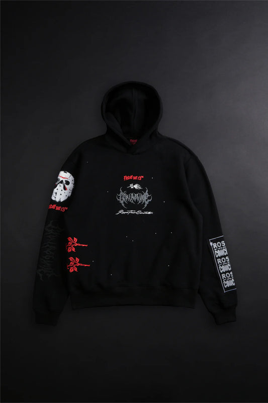 CIVIL REGIME JASON FOREVER CHAOS HOODIE IN BLACK