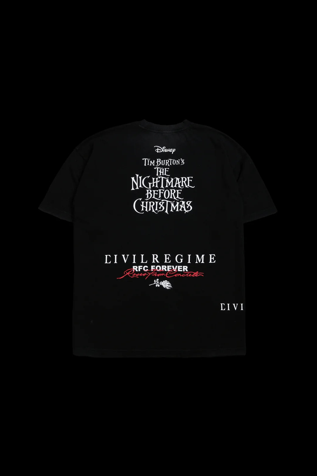 VAMPIRE TEDDY AMERICAN CLASSIC OVERSIZED TEE IN VINTAGE BLACK