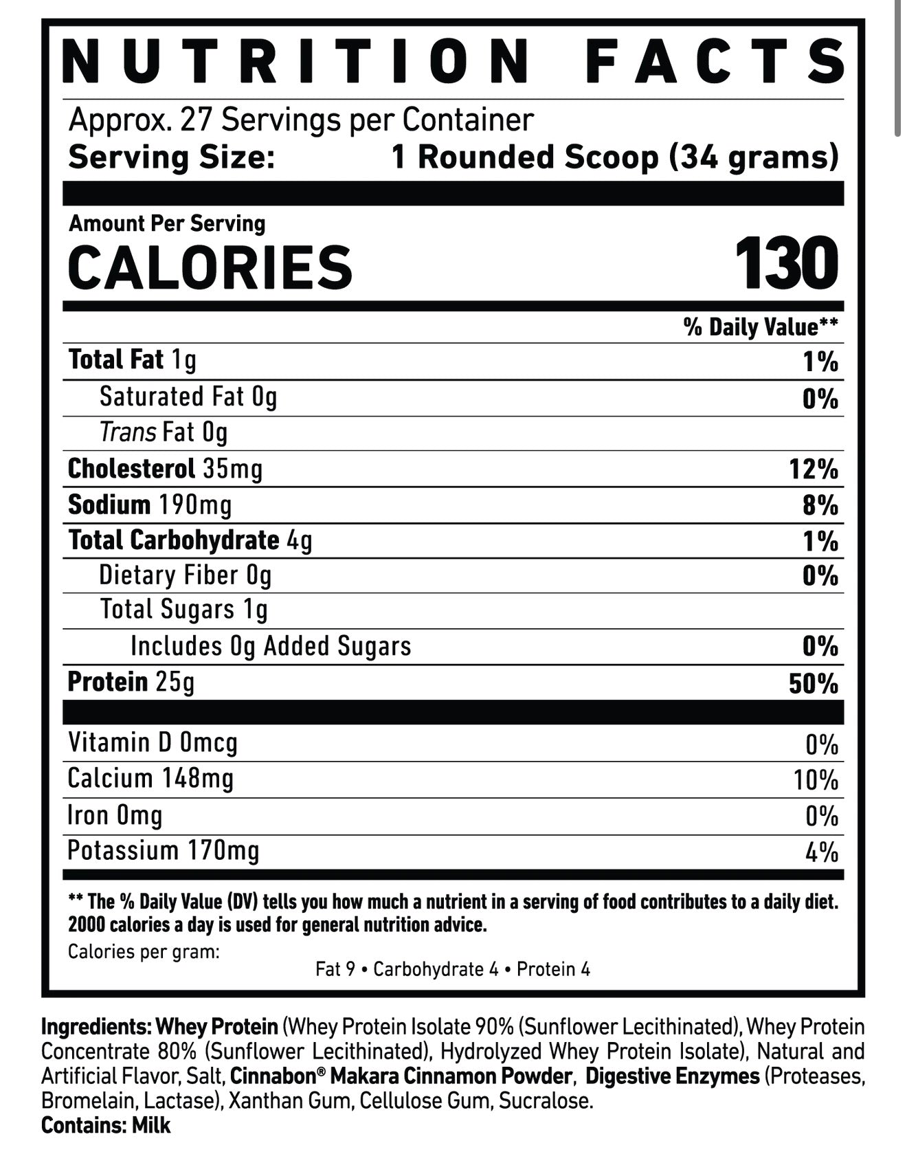 GHOST® WHEY PACKET x CINNABON®