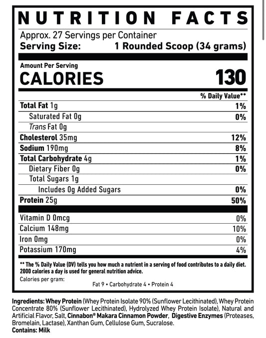 GHOST® WHEY PACKET x CINNABON®