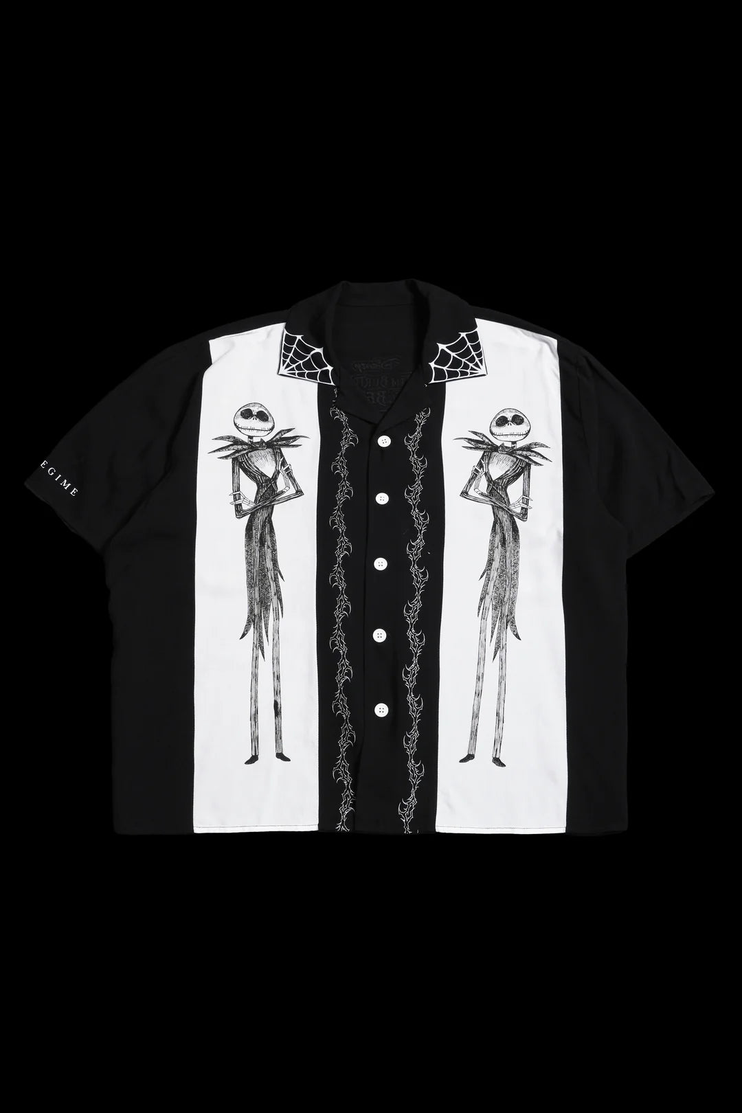 BONE LANE CUBAN COLLAR S/S SHIRT IN BLACK