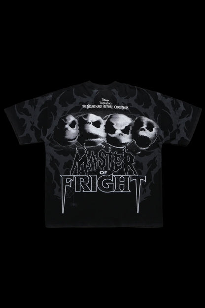 MASTER OF FRIGHT AMERICAN CLASSIC OVERSIZED TEE IN VINTAGE BLACK