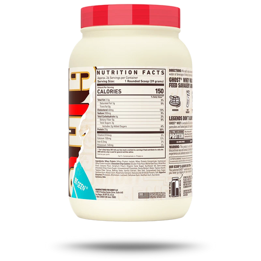 GHOST® WHEY x CHOCOLATE CHIP COOKIES