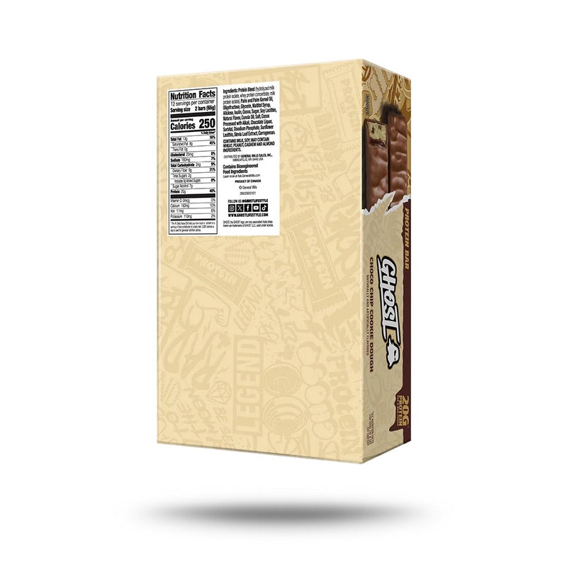 GHOST® PROTEIN BARS CHOCO CHIP COOKIE DOUGH