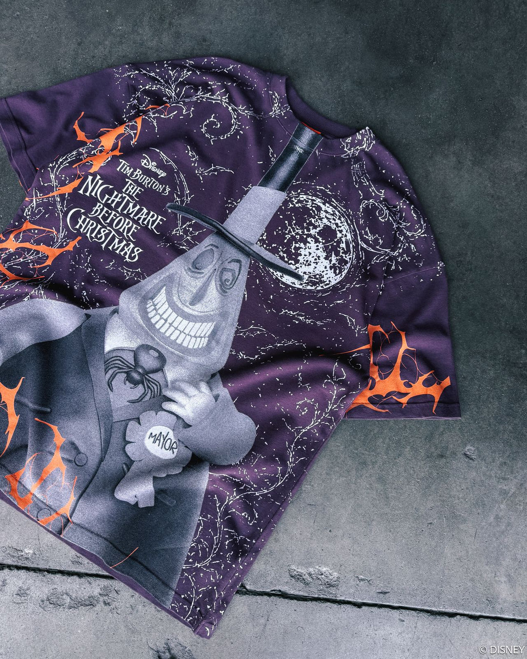THE MAYOR AMERICAN CLASSIC OVERSIZED TEE IN MIDNIGHT PURPLE