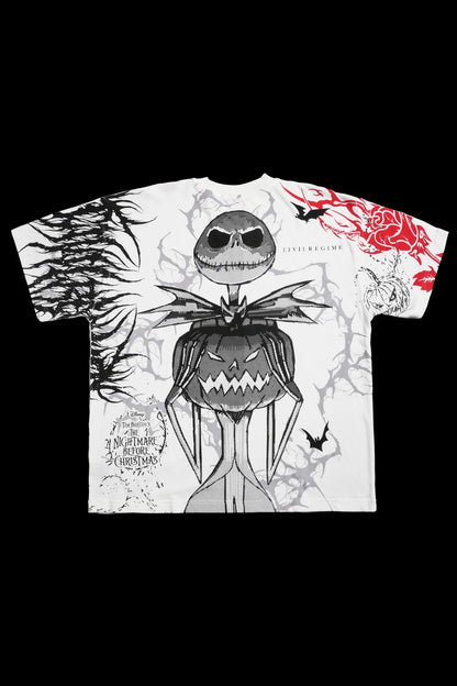 JACK'S NIGHTMARE AMERICAN CLASSIC OVERSIZED TEE IN BUTTER