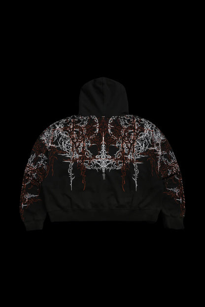 LUCID ODIN HOODIE IN VINTAGE BLACK/HALLOW ORANGE