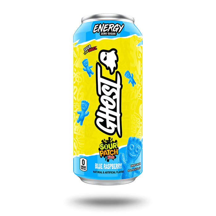 Ghost® Energy Drink - Sour Patch Kids® Blue Raspberry - 16oz.