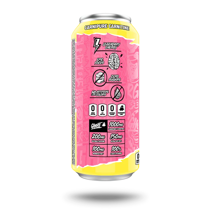 Ghost® Energy Drink - Sour Pink Lemonade - 16oz.