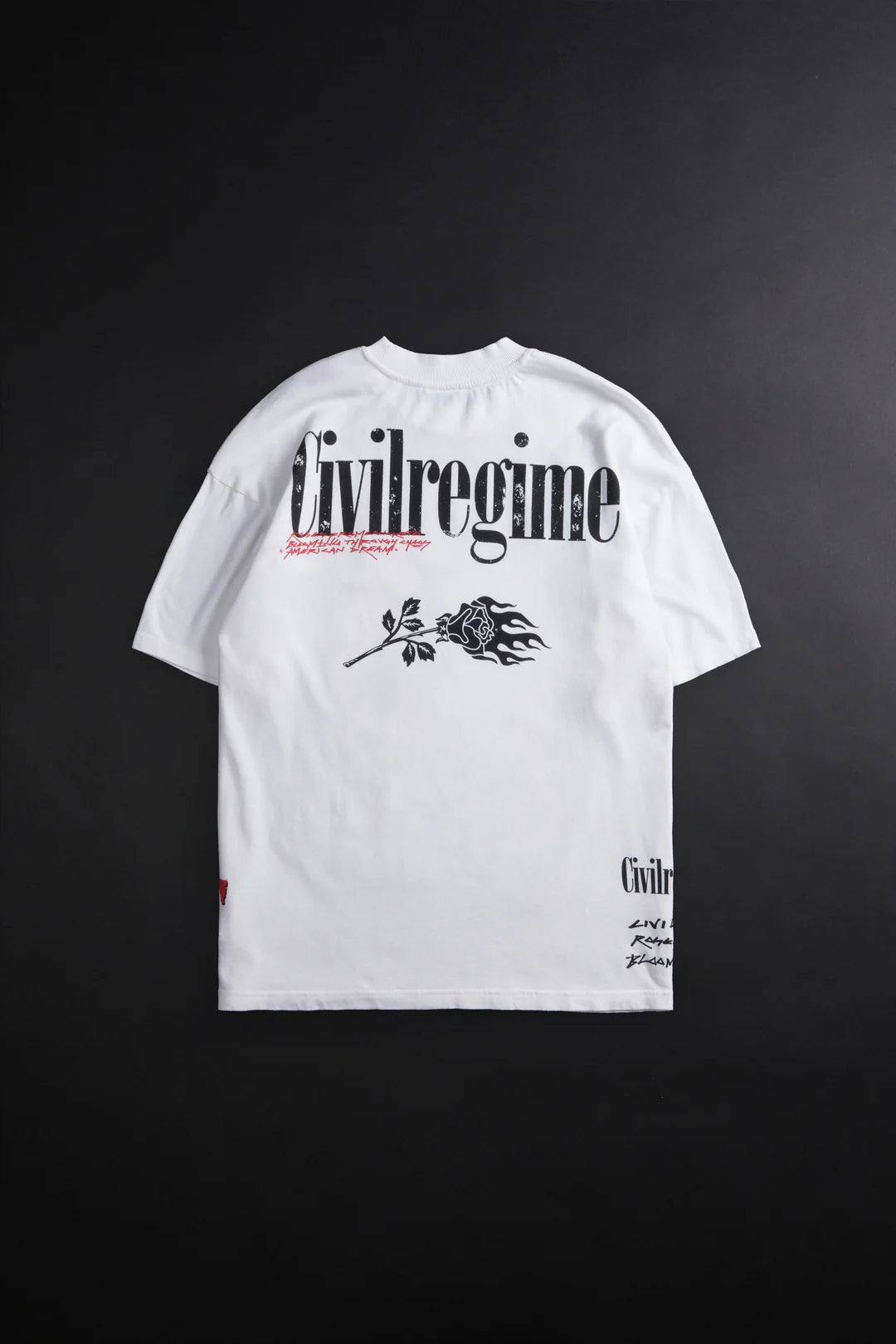 CIVILREGIME REGIME PENNYWISE'S CHAOS AMERICAN CLASSIC OVERSIZED TEE