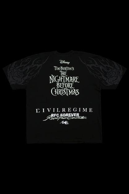 SKELLINGTON'S MADNESS AMERICAN CLASSIC OVERSIZED TEE IN BLACK