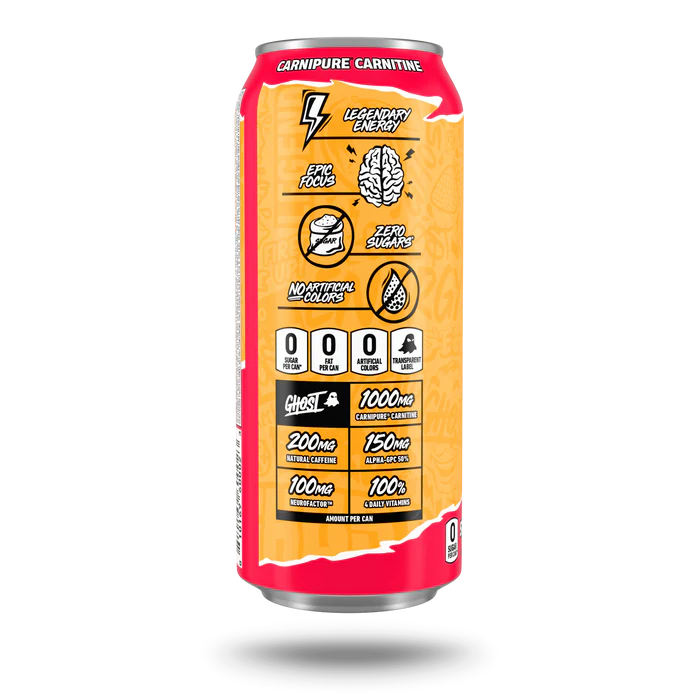 Ghost® Energy Drink - Strawbango- 16oz.