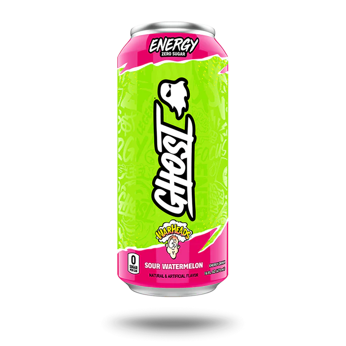 Ghost® Energy Drink - Werheads Sour Watermelon - 16oz.