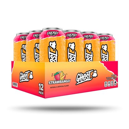 Ghost® Energy Drink - Strawbango- 16oz.