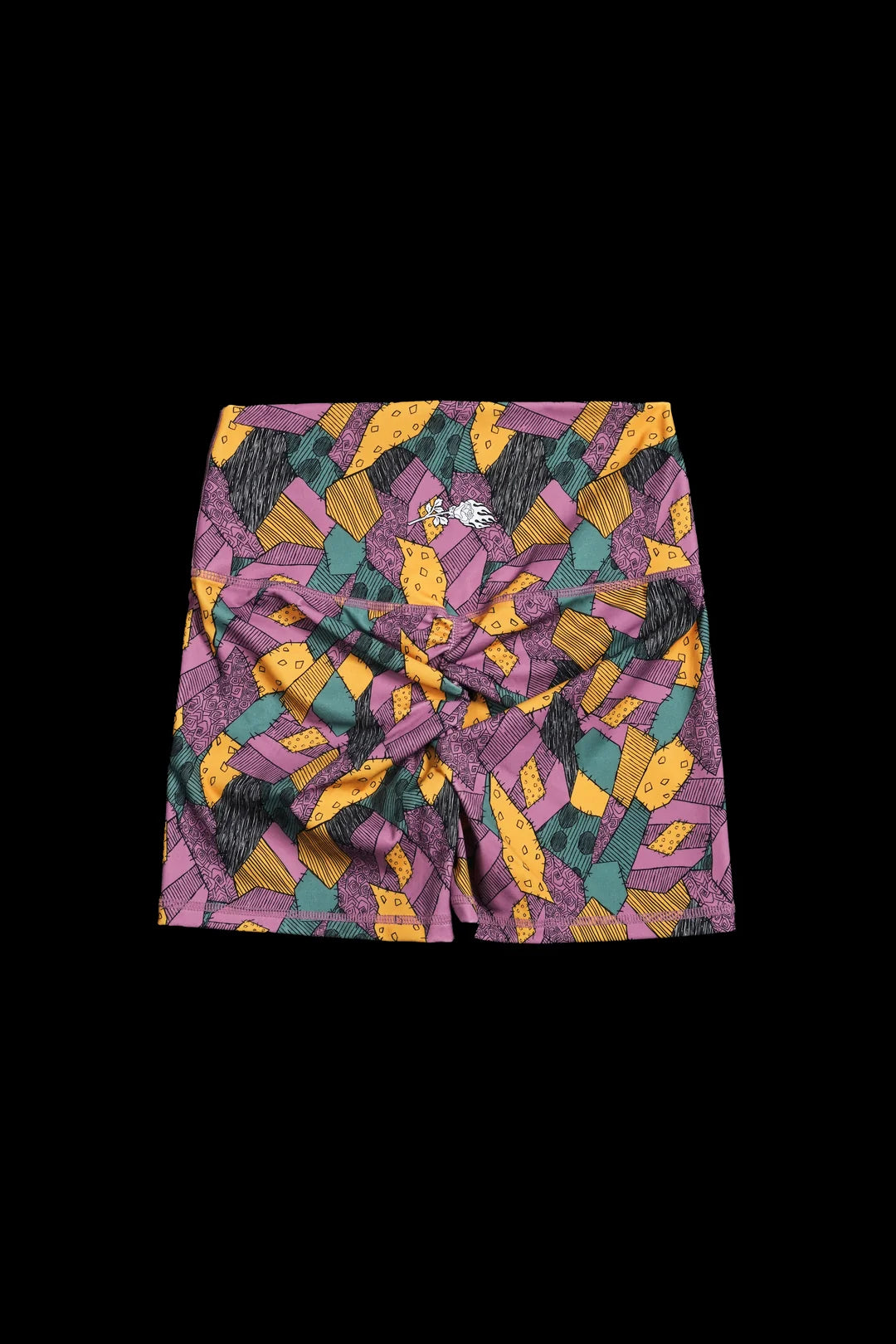 PATCHED UP ENERGY BIKE SHORTS IN MULTI COLOR