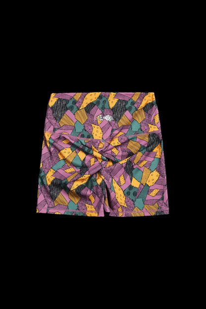 PATCHED UP ENERGY BIKE SHORTS IN MULTI COLOR
