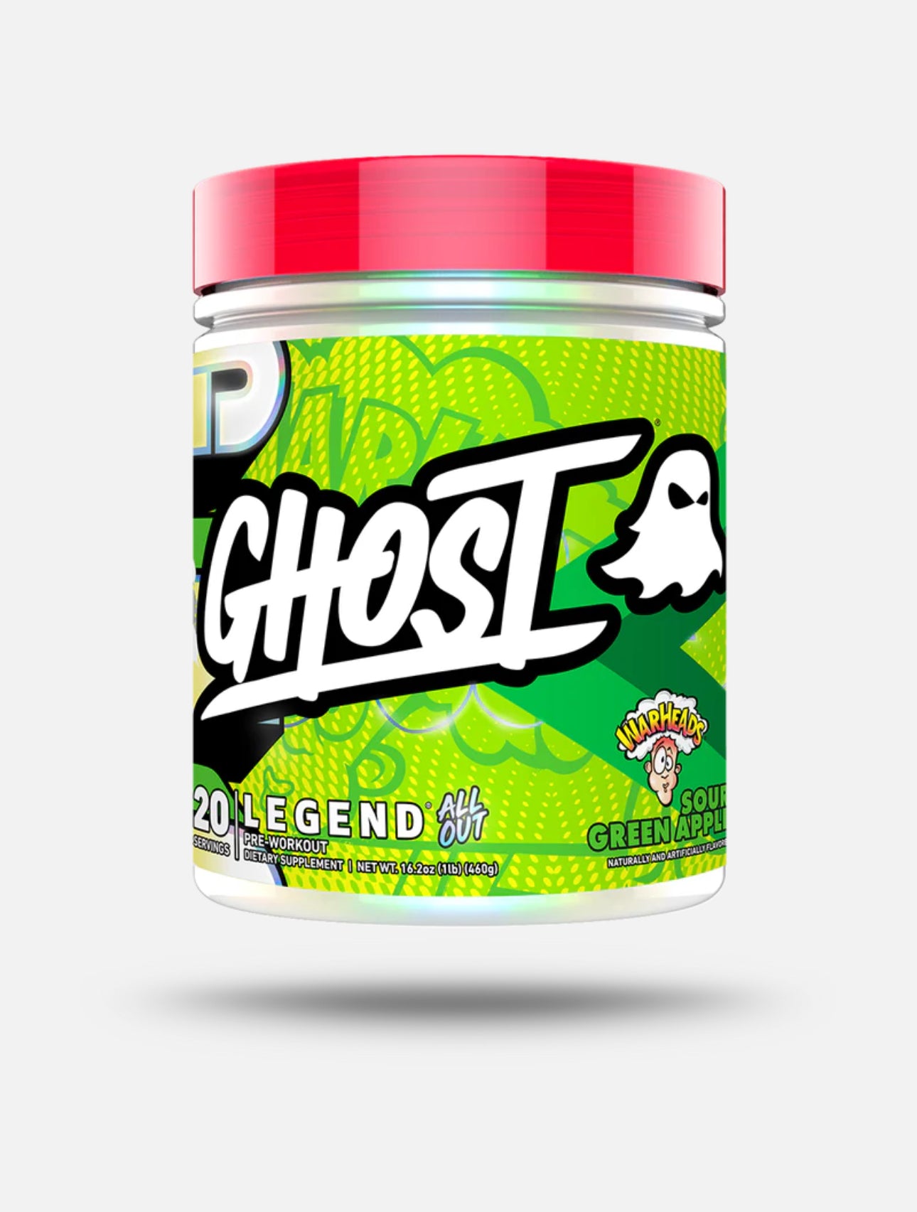 GHOST LEGEND® ALL OUT WARHEADS SOUR GREEN APPLE