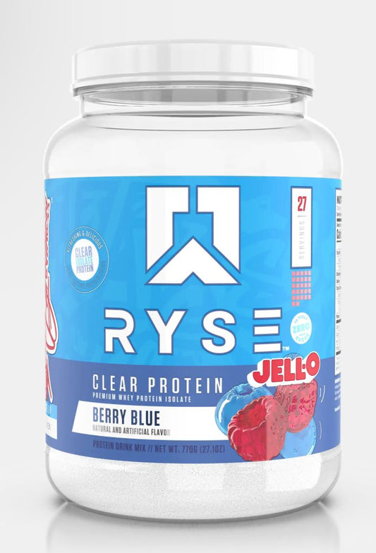 RYSE CLEAR PROTEIN x BERRY BLUE JELL-O