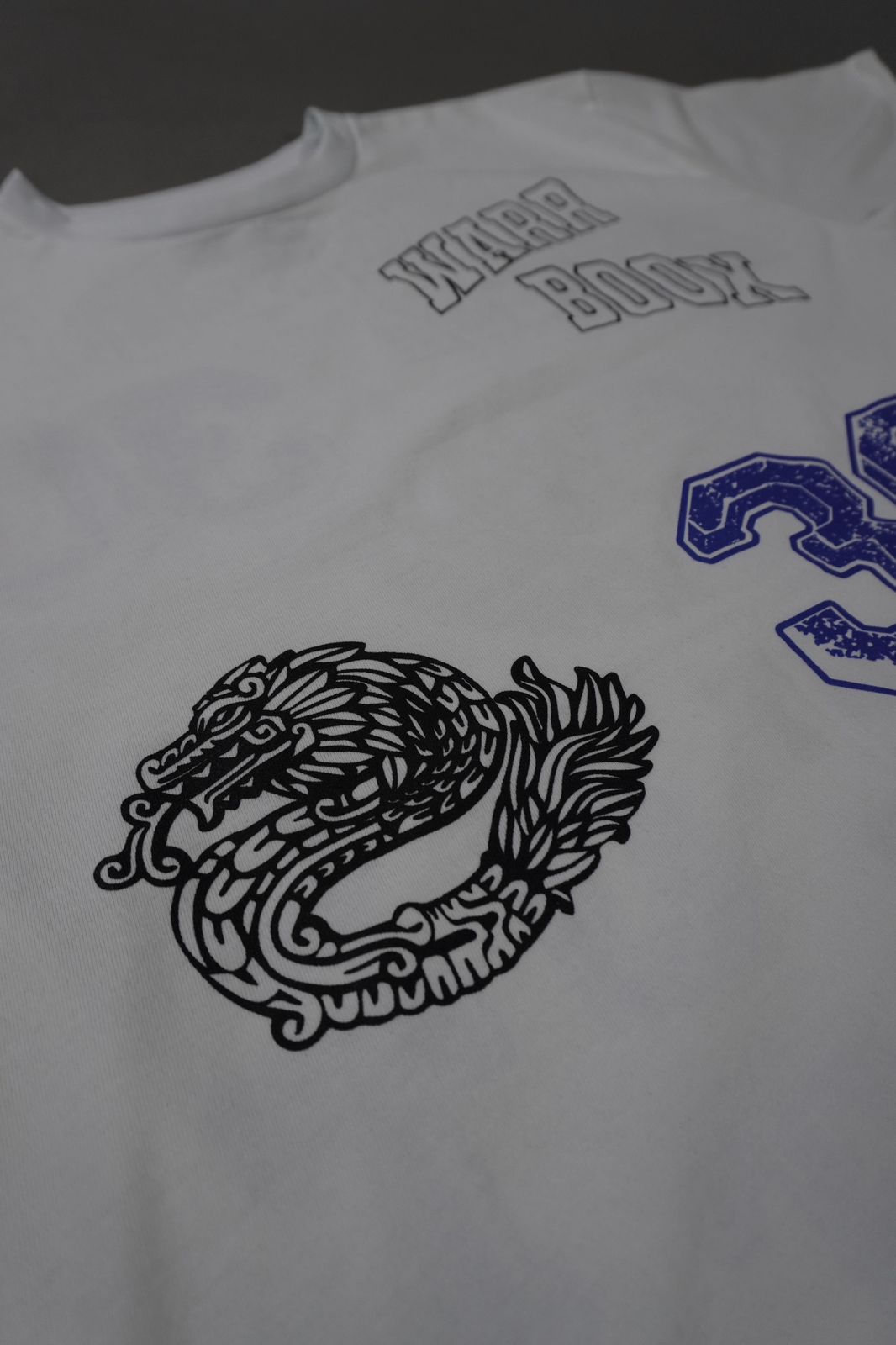 WARRBOOX "COLECCIÓN PREMIUM VINTAGE" OVERSIZED T-SHIRT WHITE